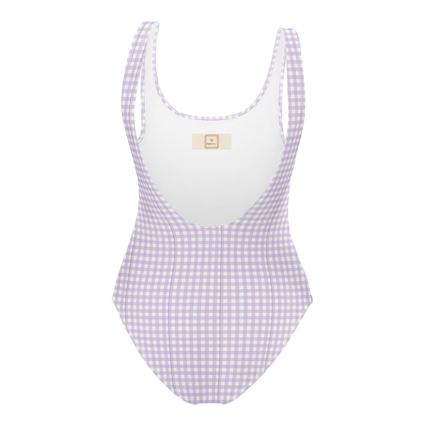 Formentera gingham one-piece swimsuit