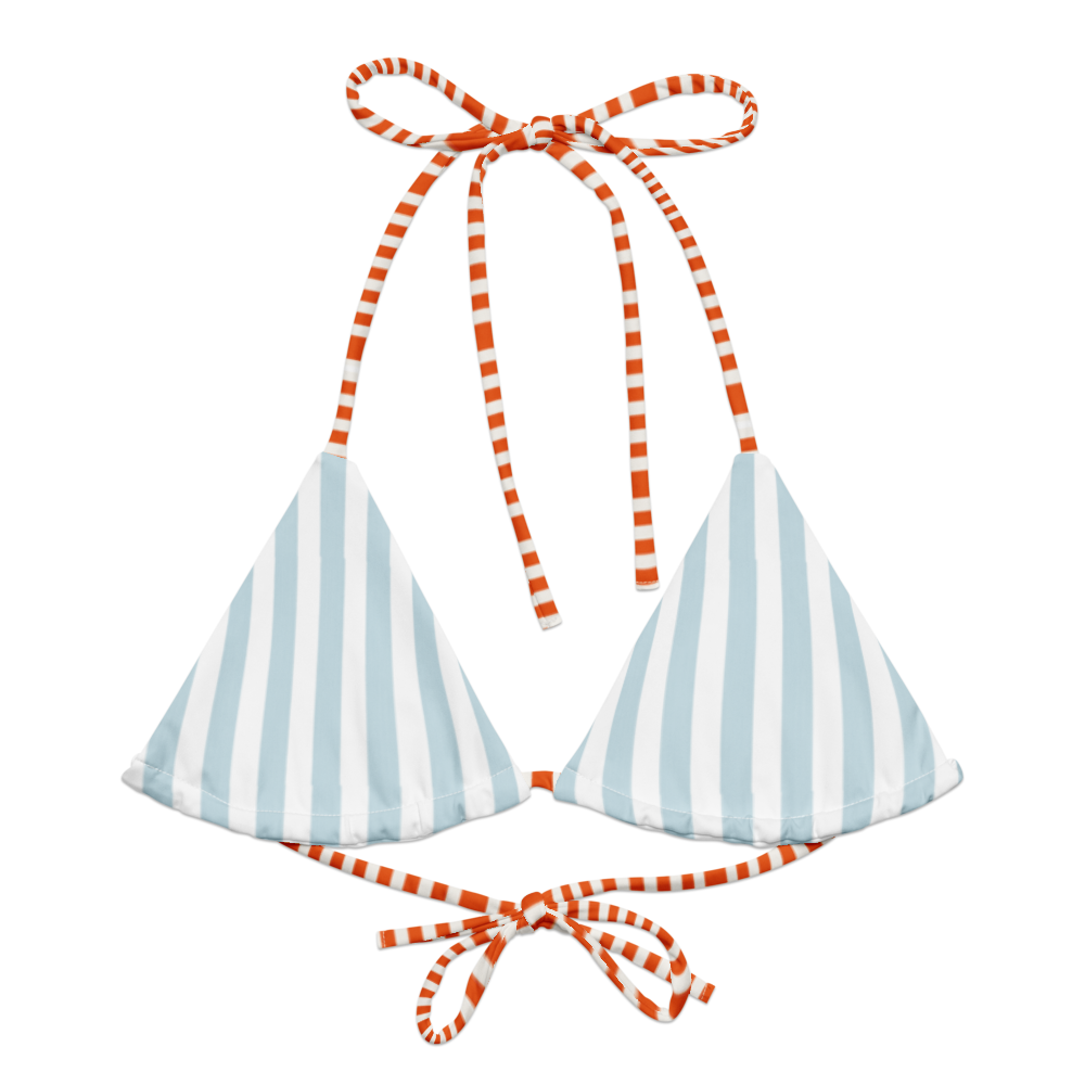 Côte d'Azur blue bikini top