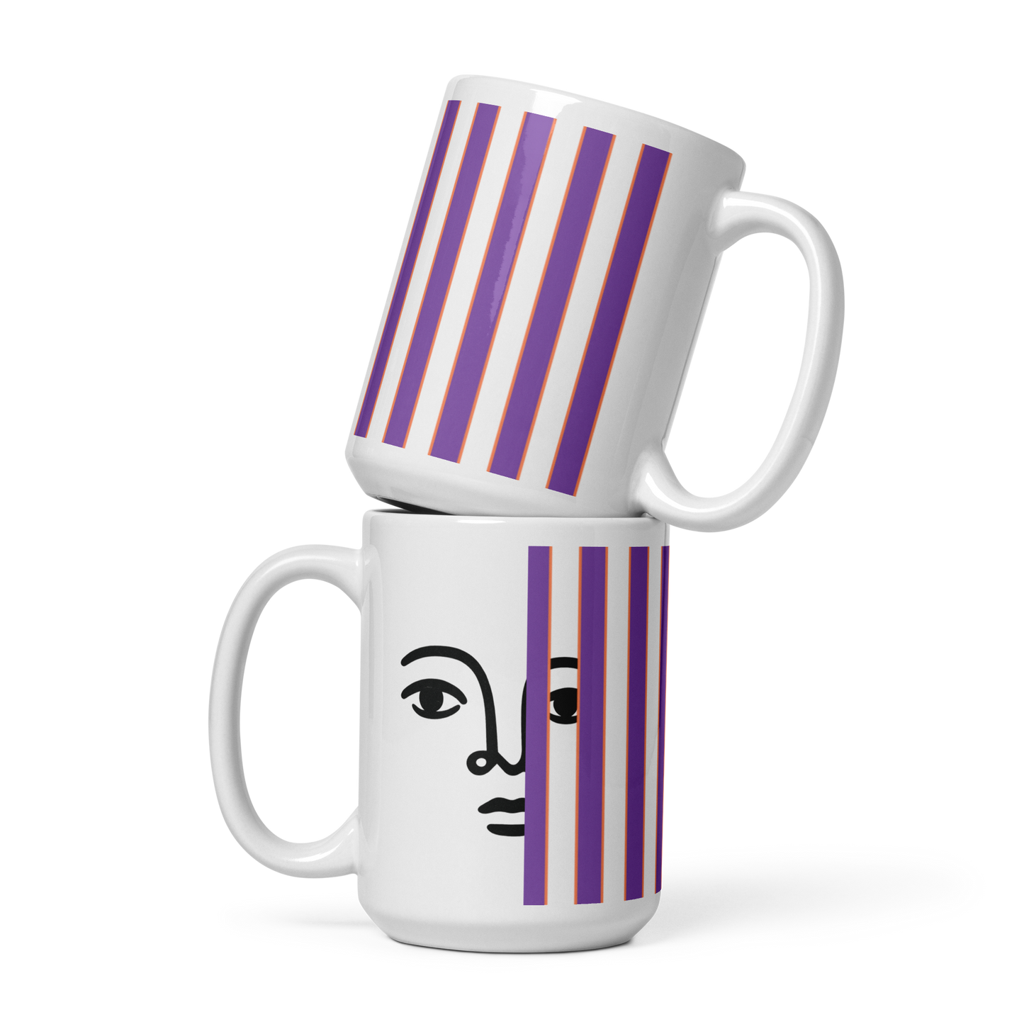 Face & Stripes Mug