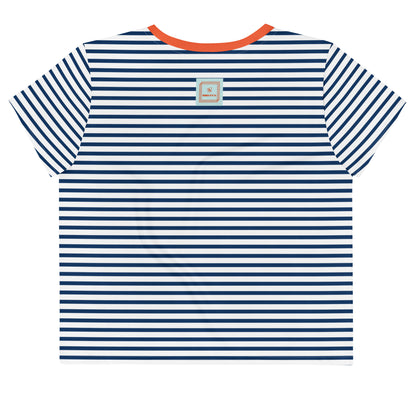 Striped Crop Tee