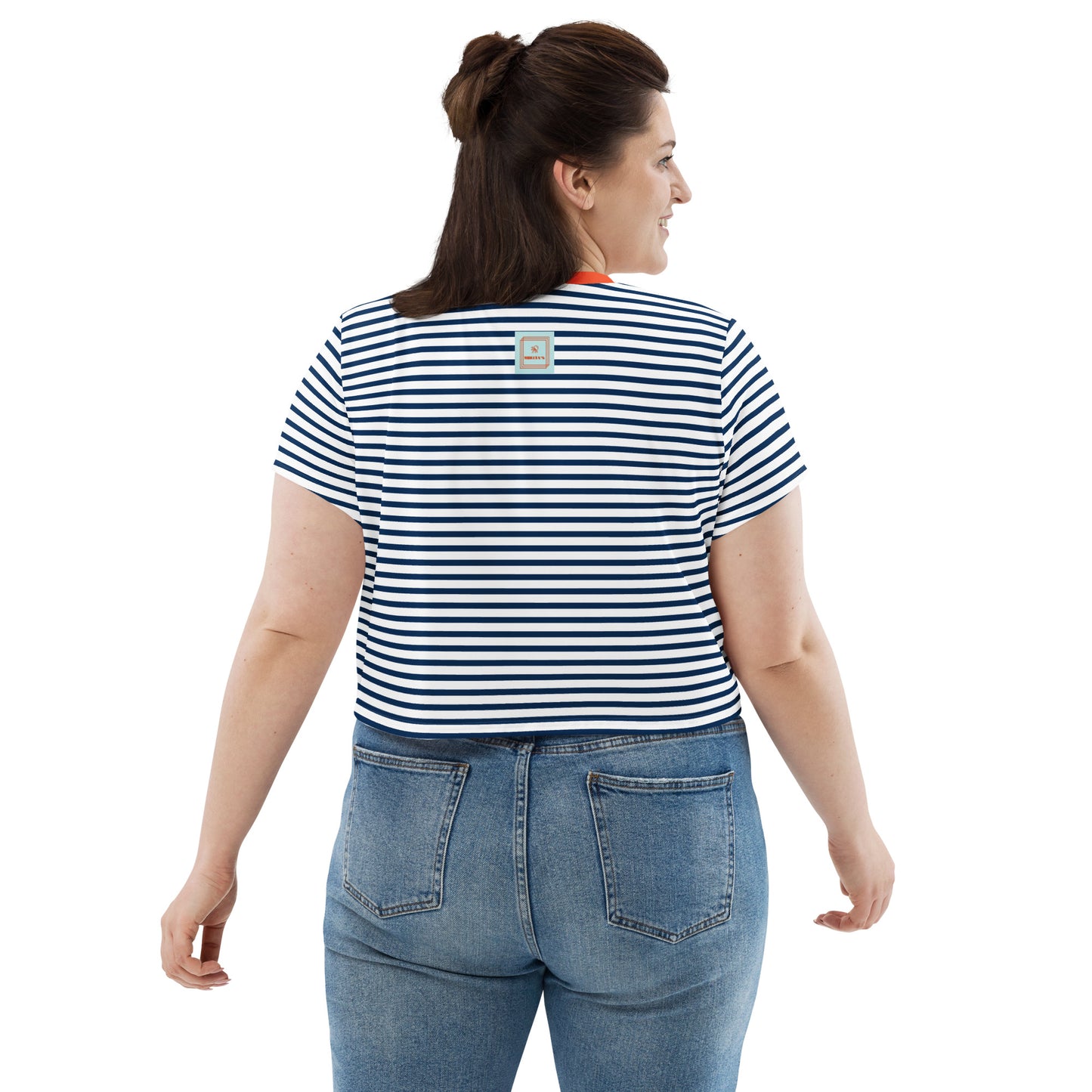 Striped Crop Tee