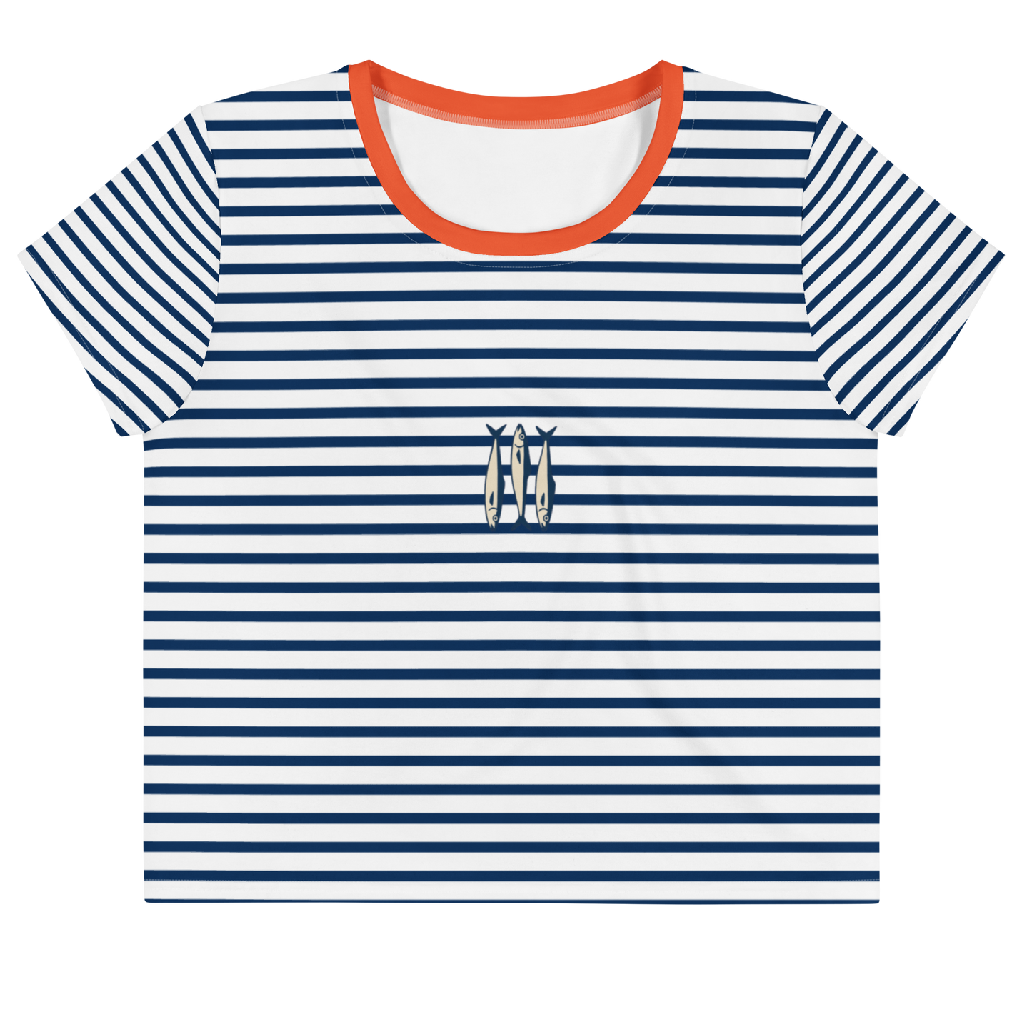 Striped Crop Tee