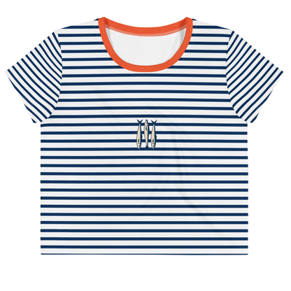 Striped Crop Tee