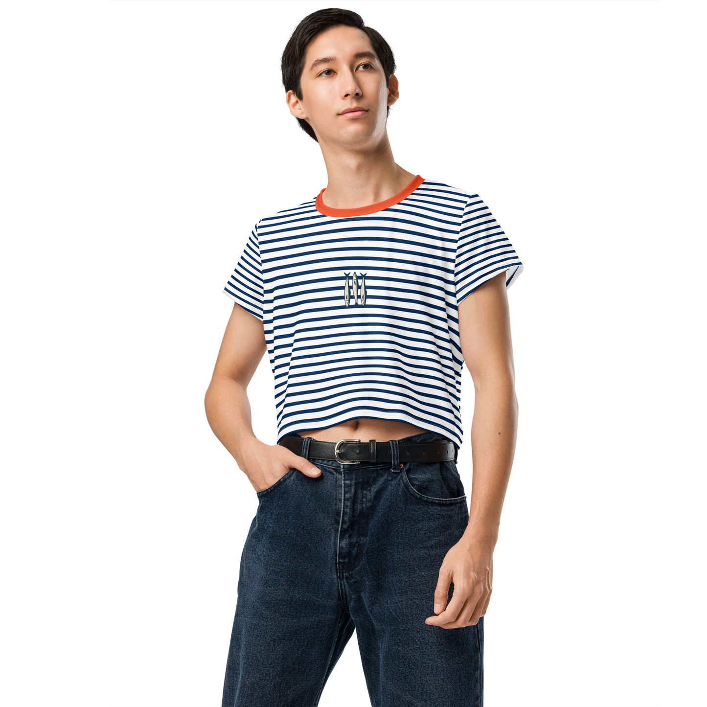 Striped Crop Tee