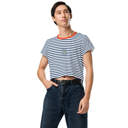 Striped Crop Tee