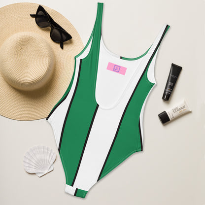 Abbronzatissima white one-piece swimsuit