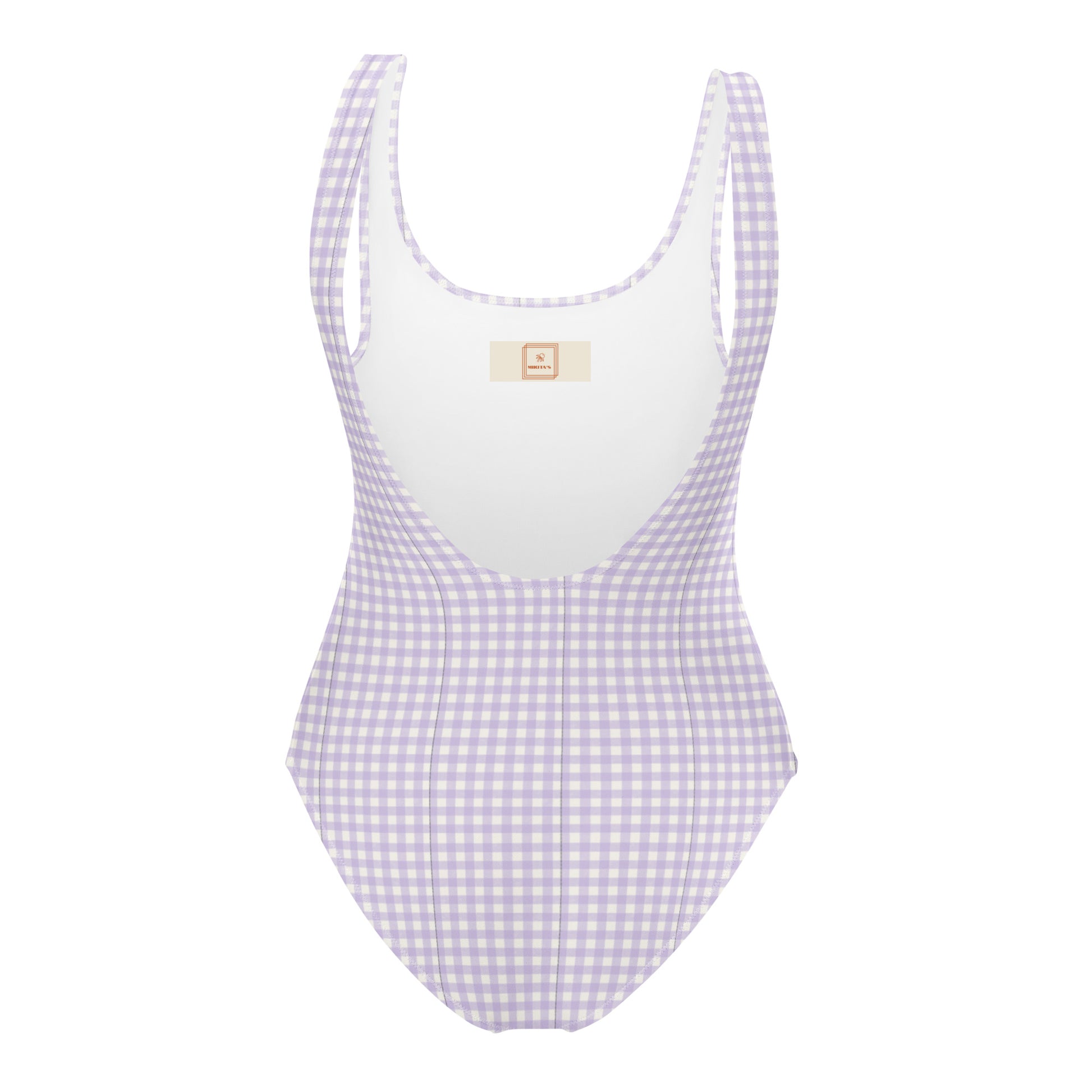 Formentera gingham one-piece swimsuit
