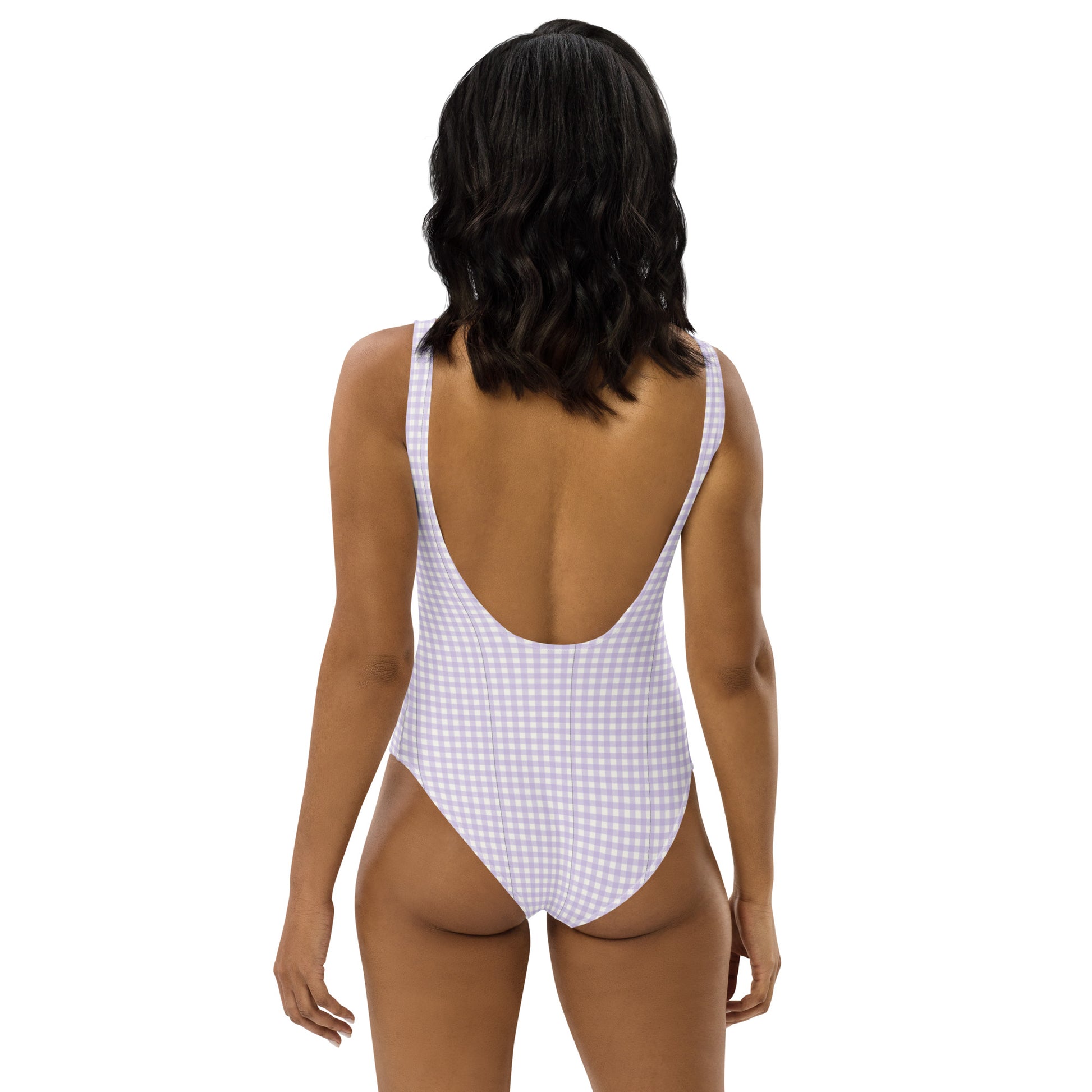 Formentera gingham one-piece swimsuit