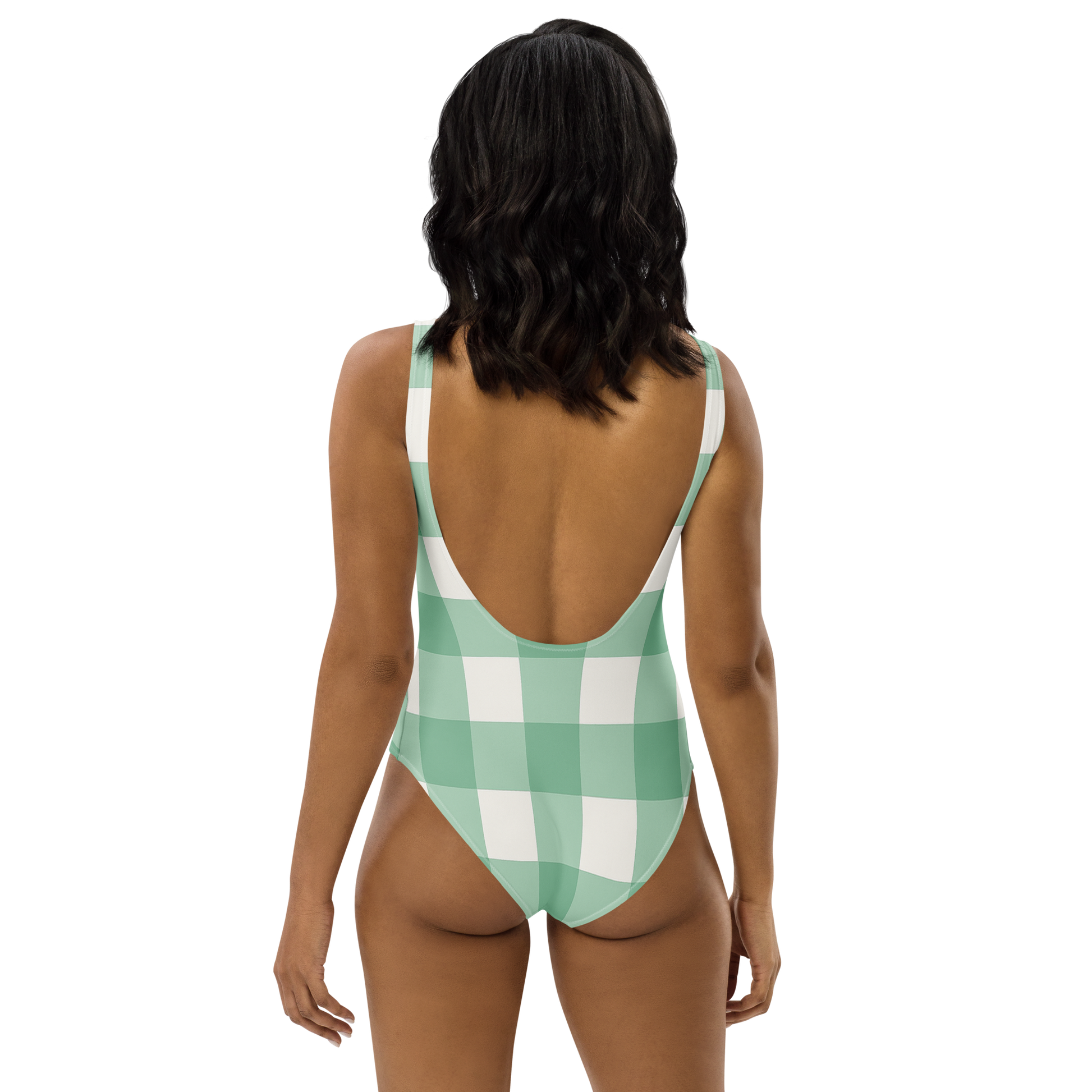 It Starts in Capri mint green one-piece swimsuit