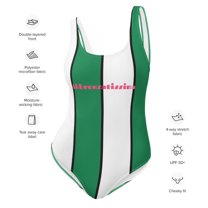 Abbronzatissima white one-piece swimsuit