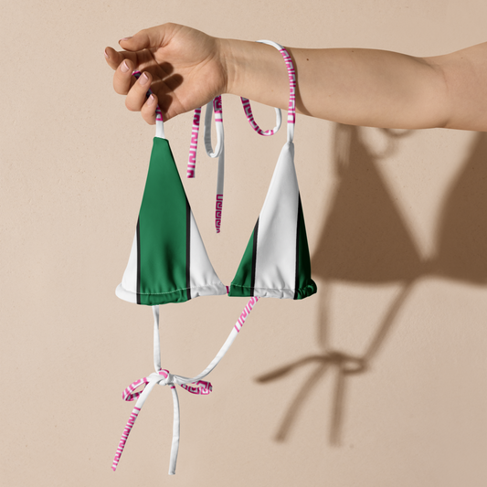 Riviera Verde green bikini top
