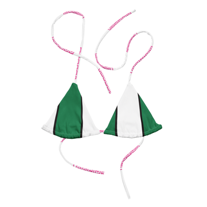 Riviera Verde green bikini top