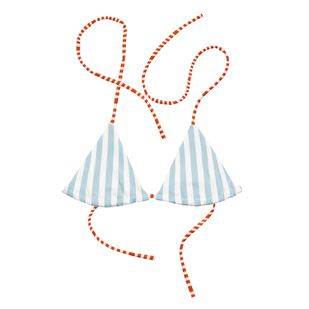 Côte d'Azur blue bikini top