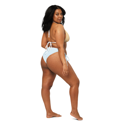 Positano Breeze blue striped string bikini