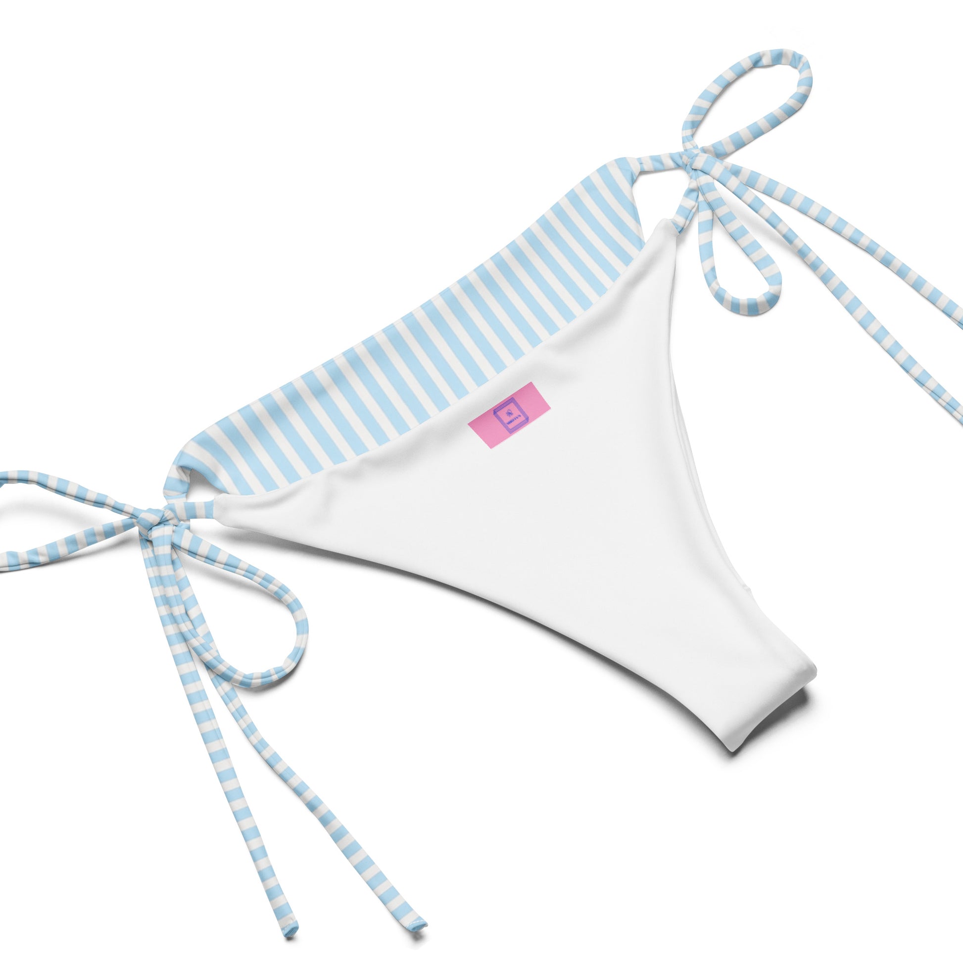 Capri Sorbet pastel striped string bikini