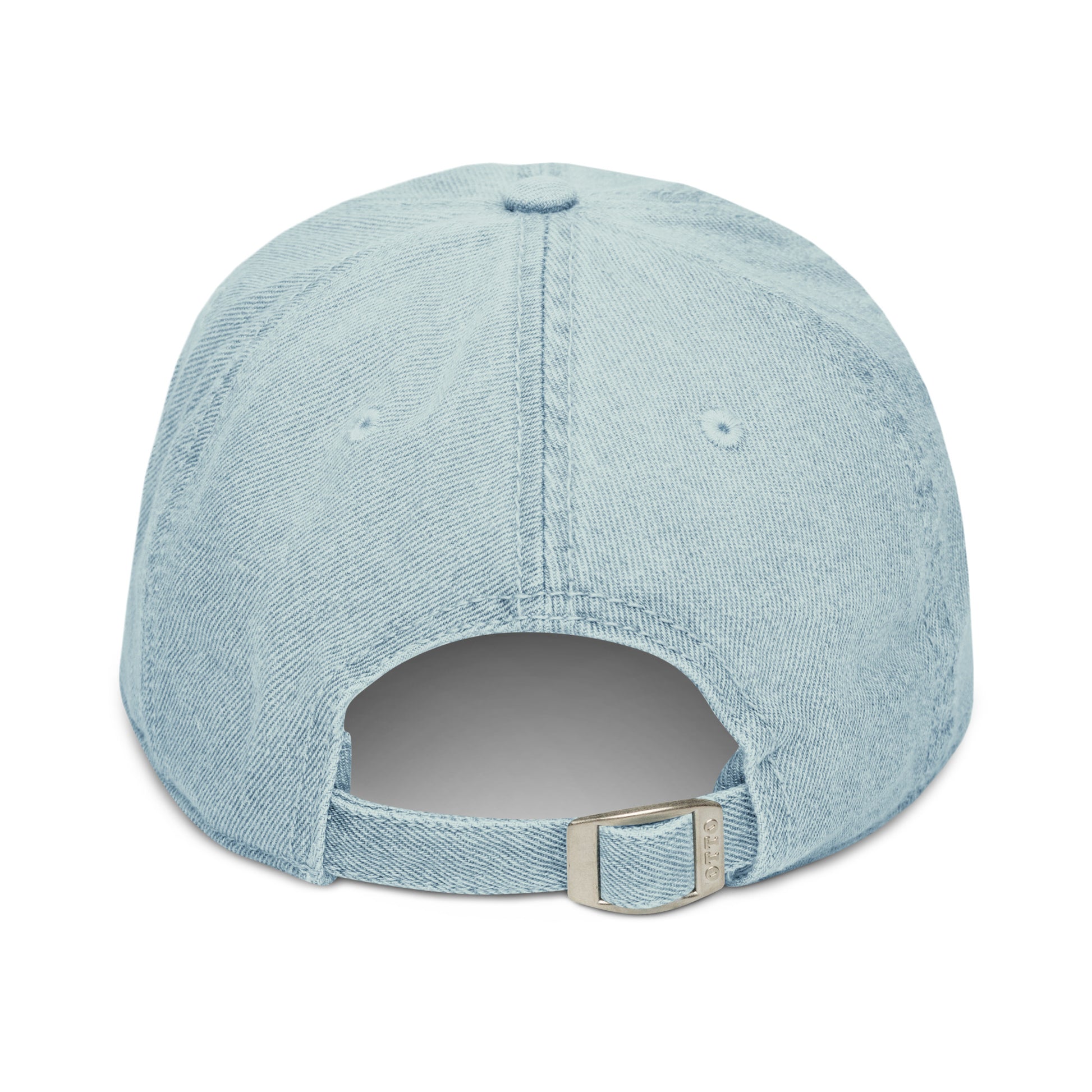Sardines denim cap with bold embroidered sardines design