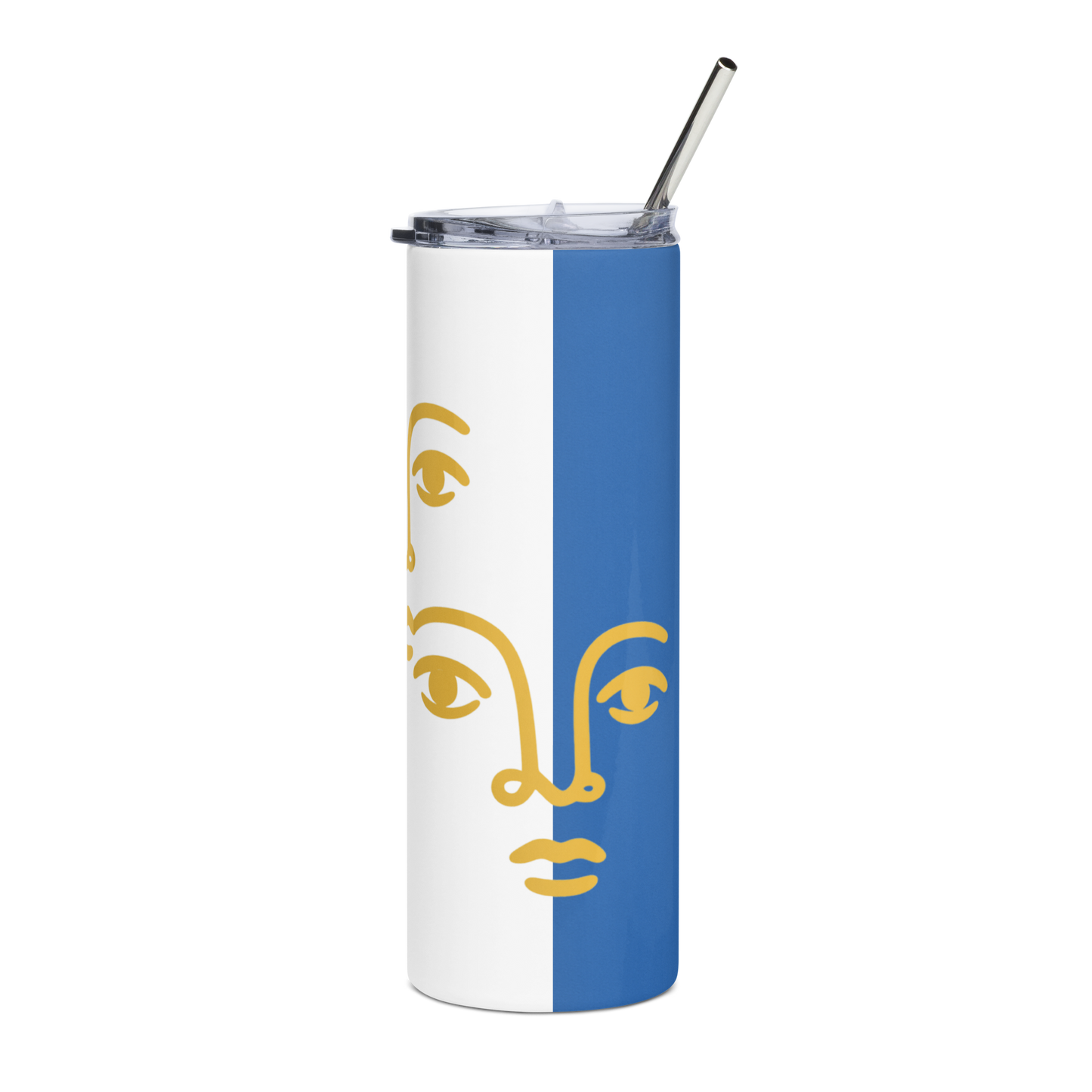 La Bottiglia – Blue Face Tumbler