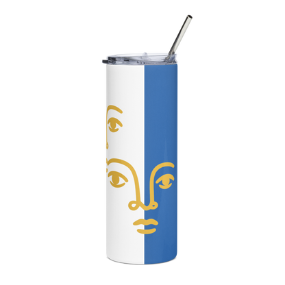 La Bottiglia – Blue Face Tumbler