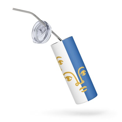 La Bottiglia – Blue Face Tumbler