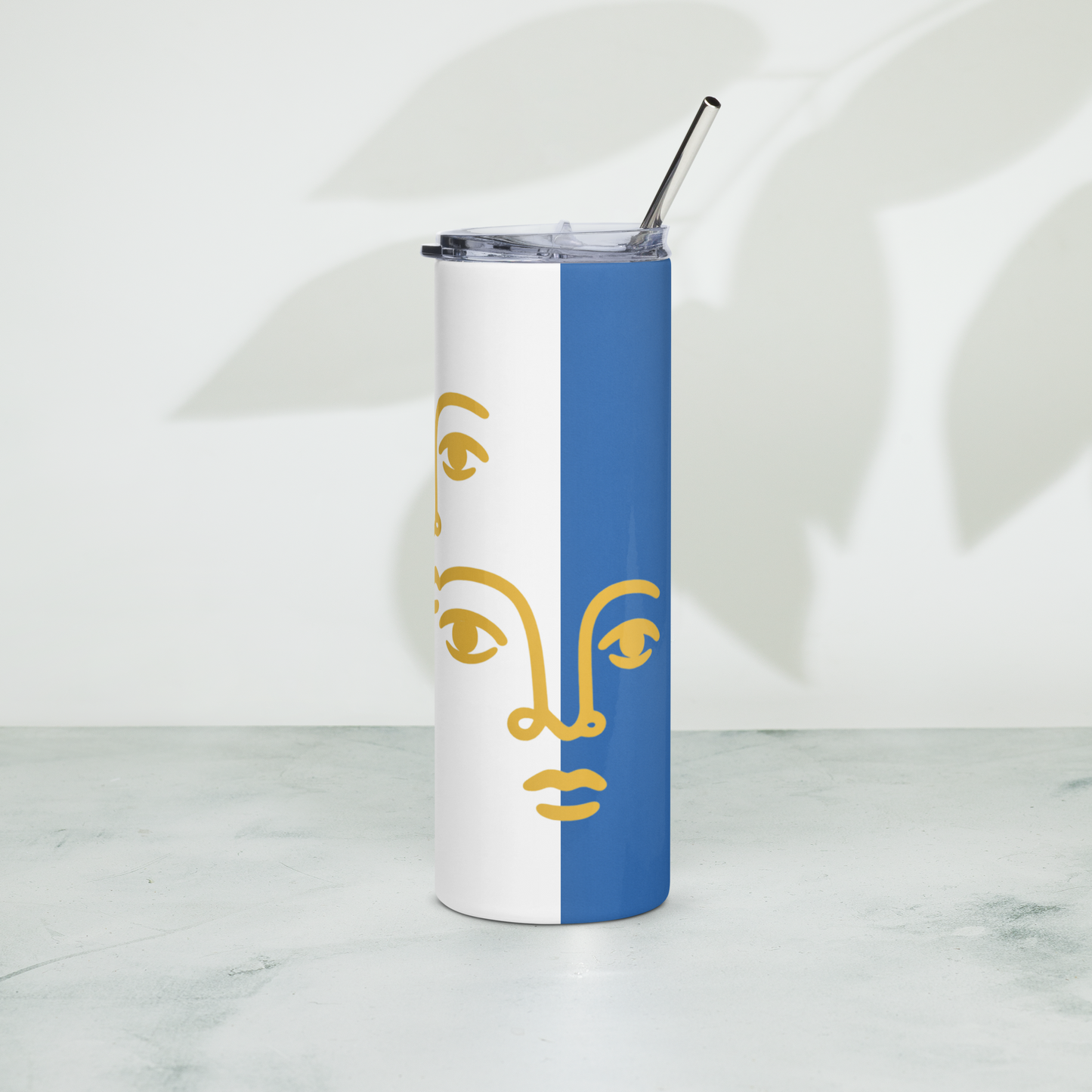 La Bottiglia – Blue Face Tumbler