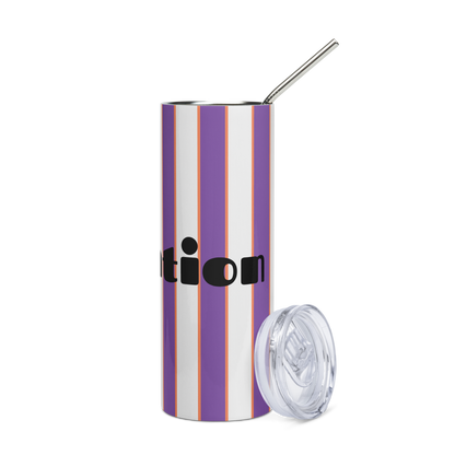 Striped Hydration Tumbler