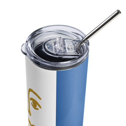 La Bottiglia – Blue Face Tumbler