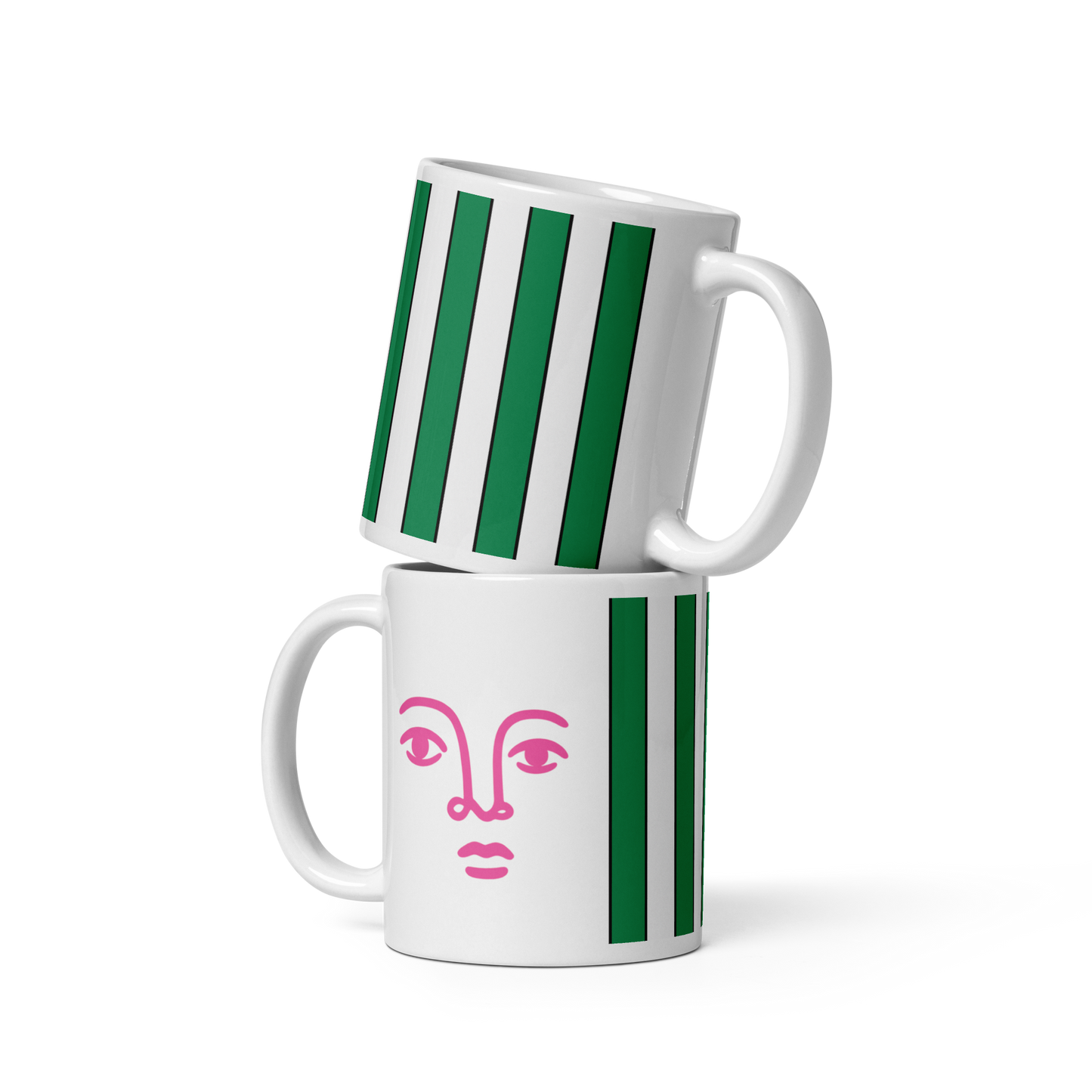 Bold Face Mug – Emerald