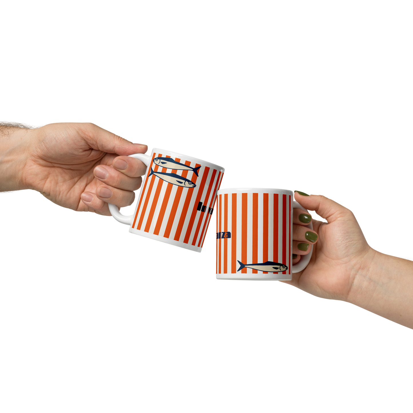 In Vacanza Mug – Stripes & Fish Escape