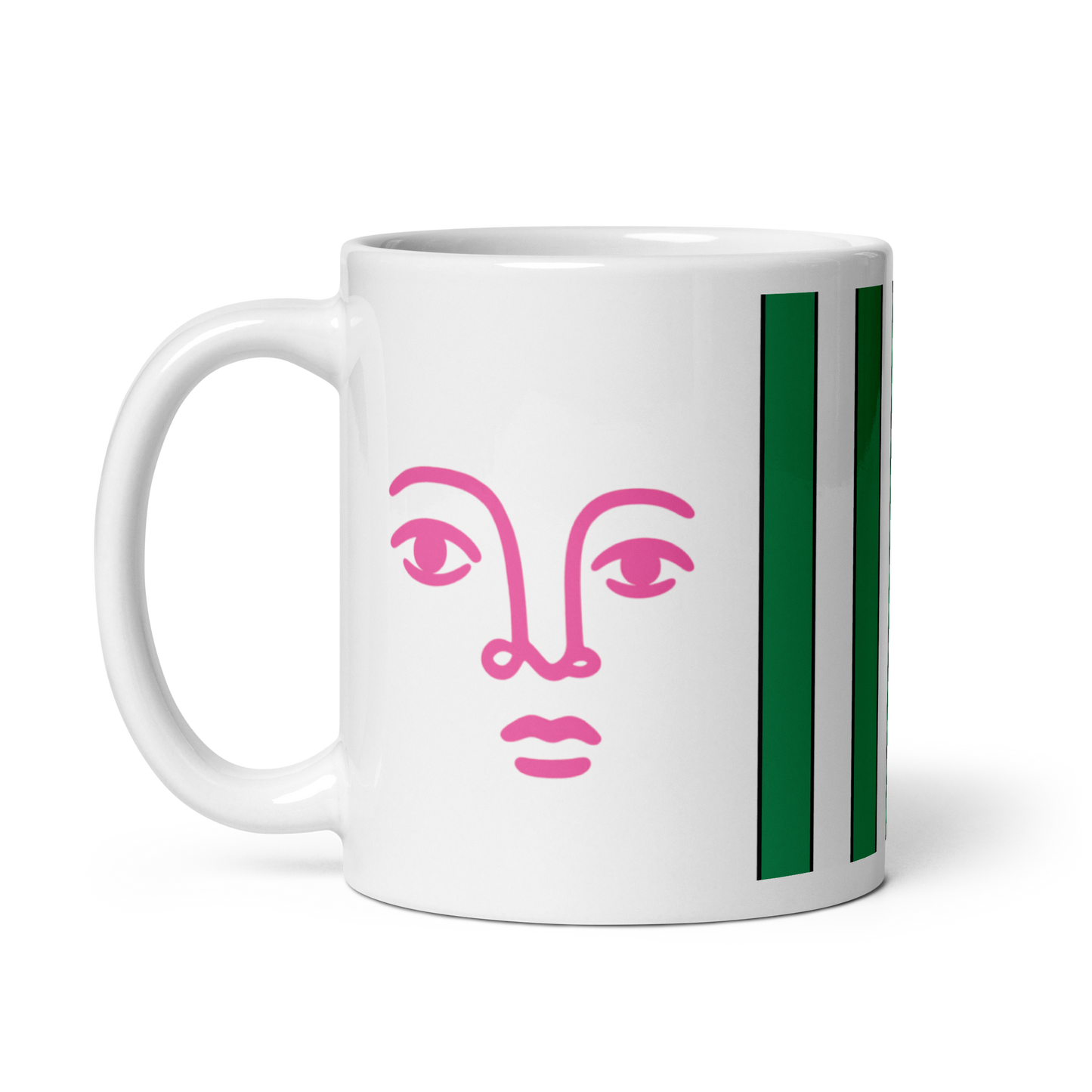 Bold Face Mug – Emerald