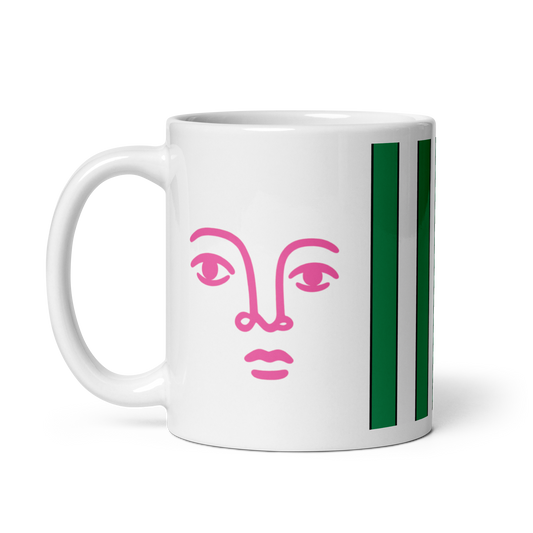 Bold Face Mug – Emerald