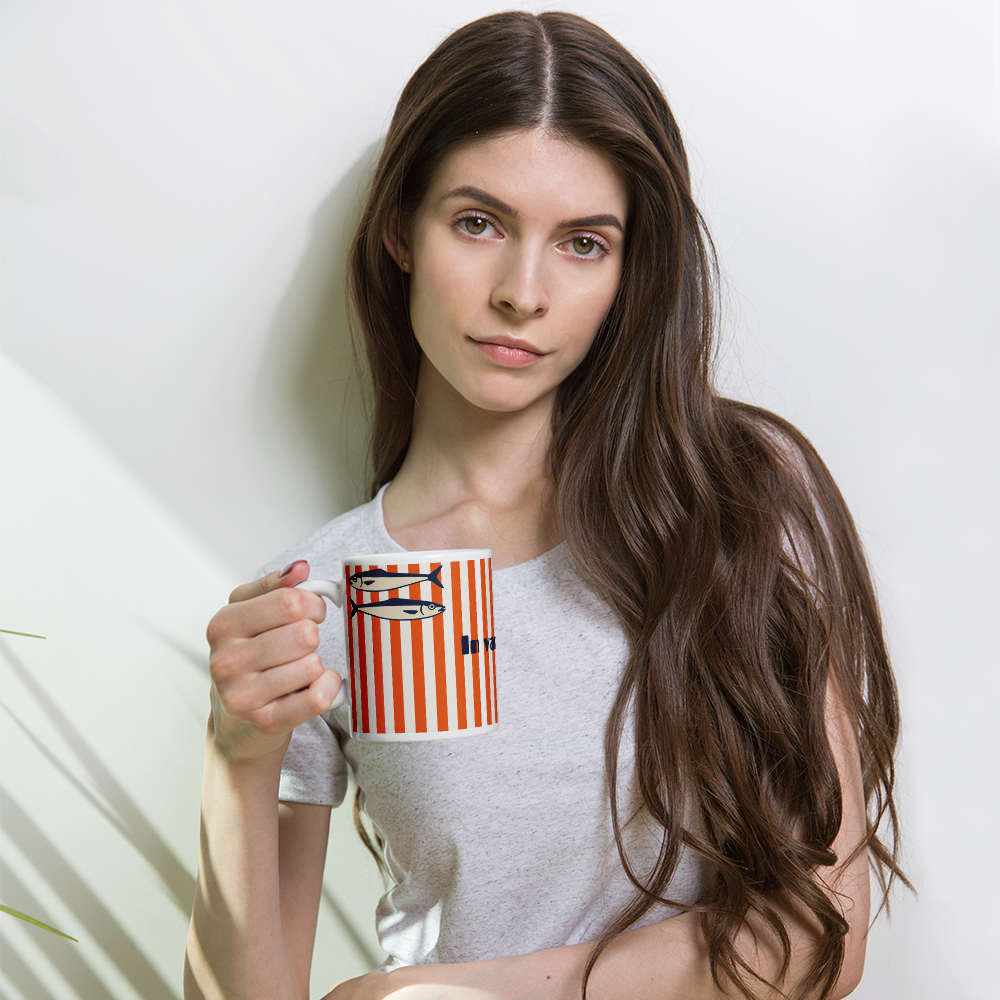 In Vacanza Mug – Stripes & Fish Escape