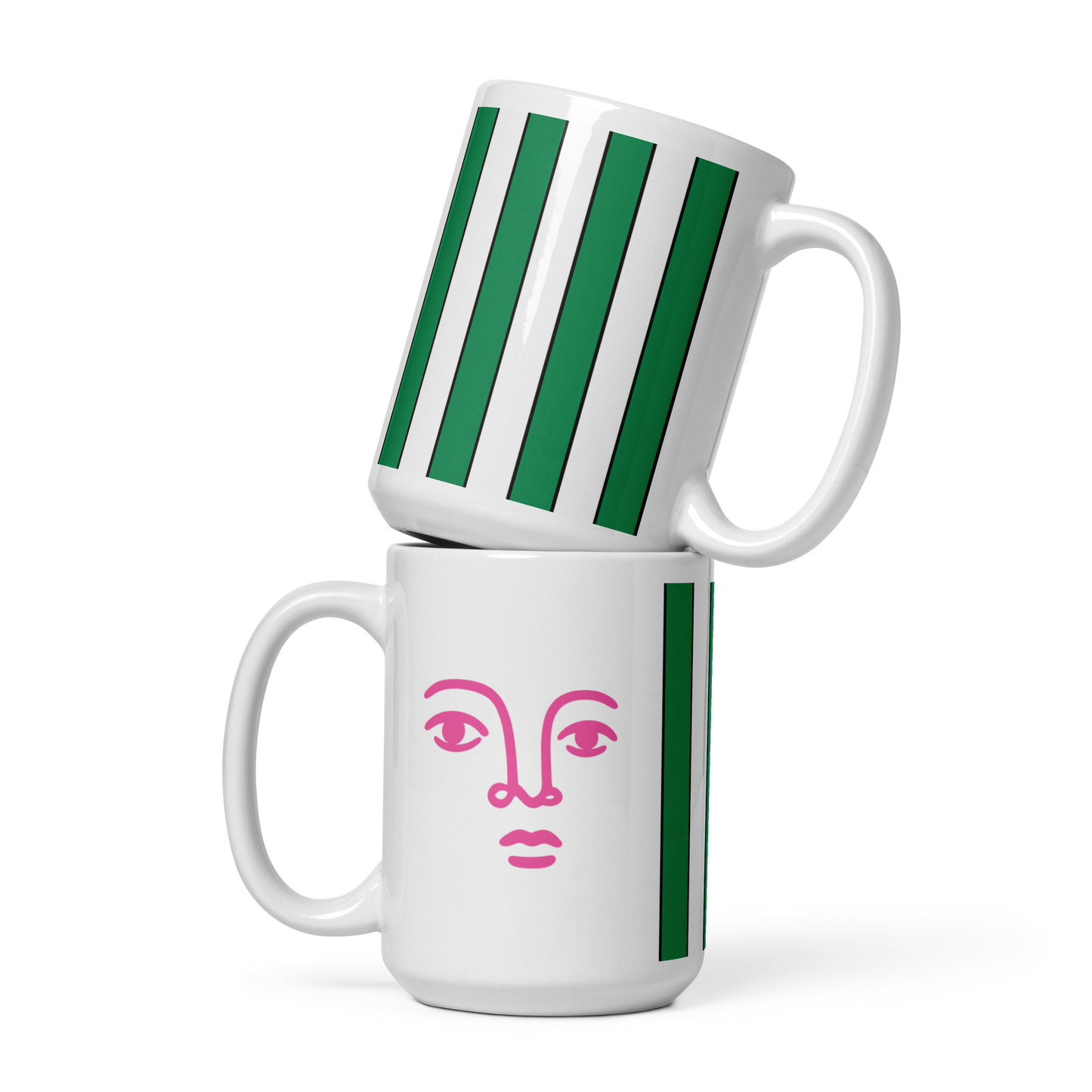 Bold Face Mug – Emerald