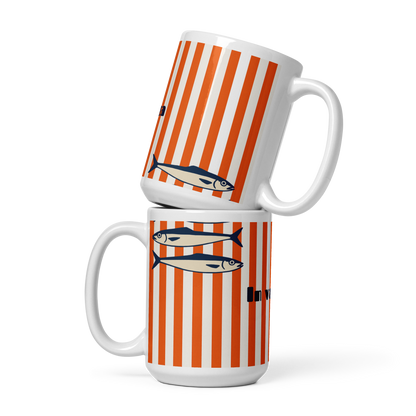 In Vacanza Mug – Stripes & Fish Escape