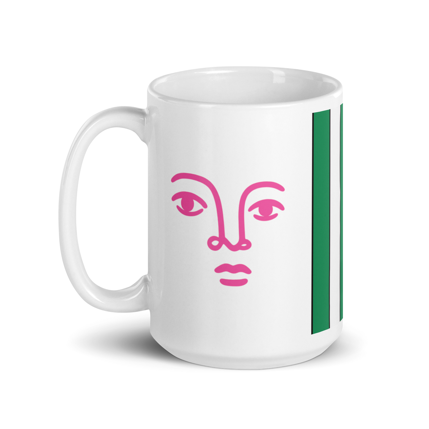 Bold Face Mug – Emerald