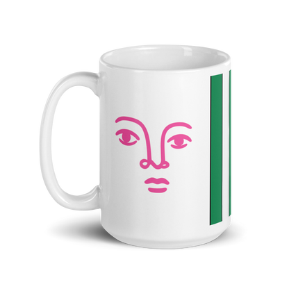 Bold Face Mug – Emerald