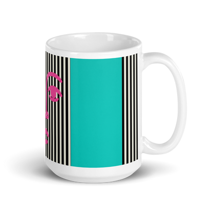 Bold Face Mug – Turquoise