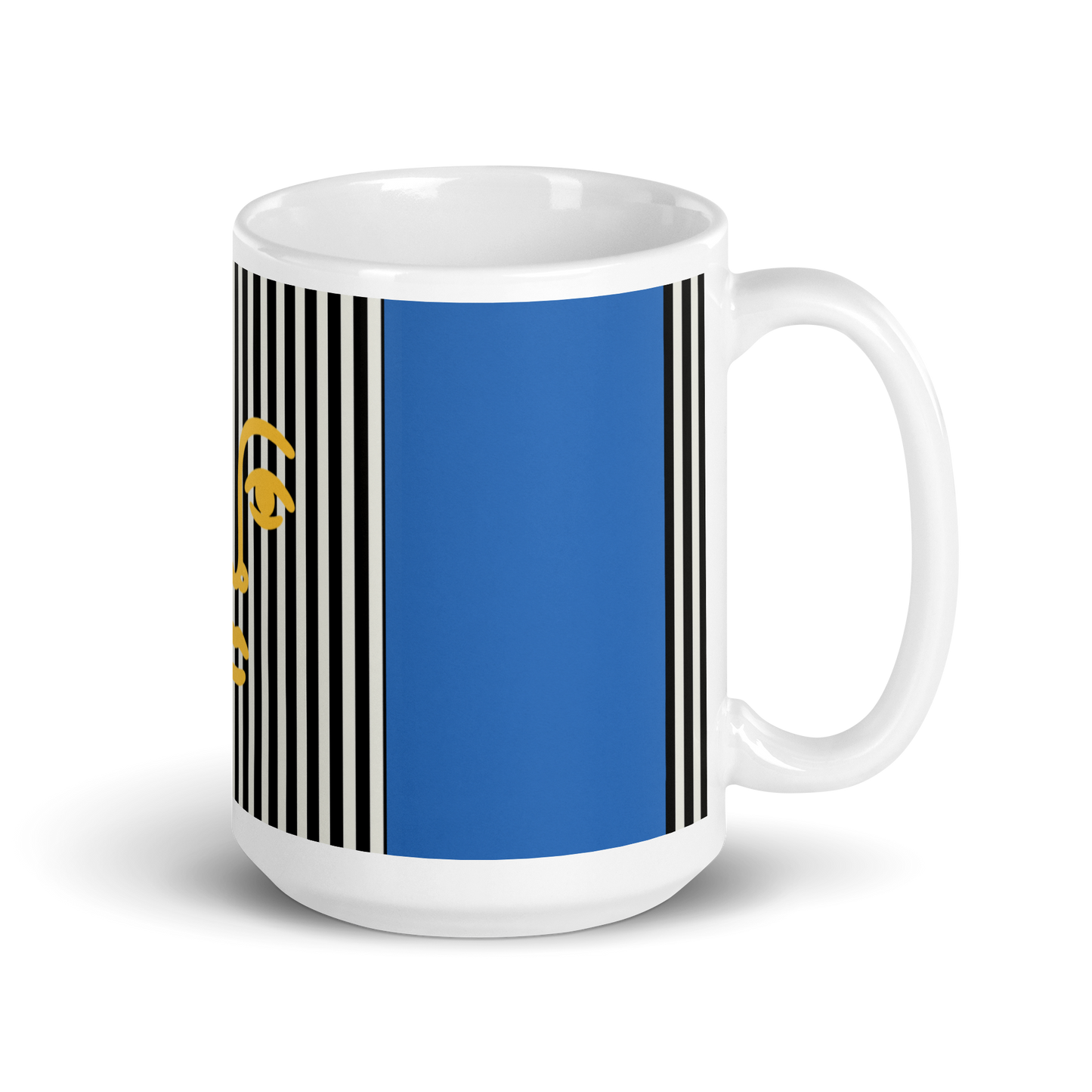 Bold Face Mug – Blue